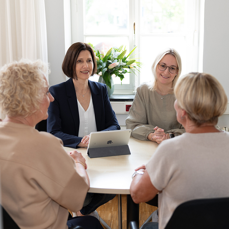 Kollegiale Zusammenarbeit im Team